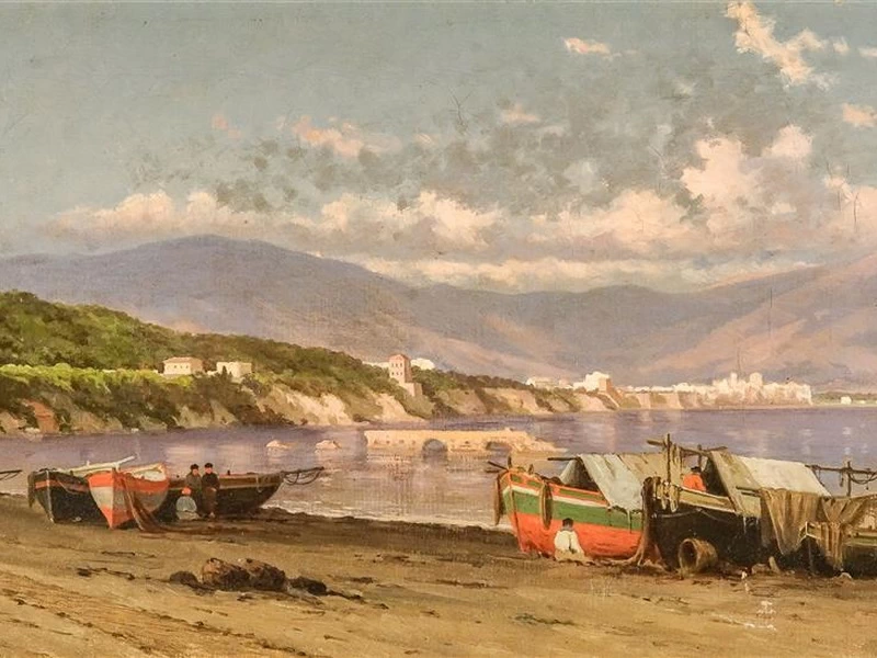 1834-Dwight Baldwin Benton - Porto d'Anzio